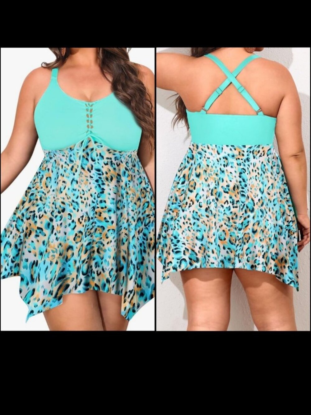 Plus Size 2pc Swimsuit NWT